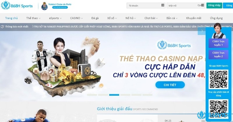 Cá độ online 868h có những điểm thu hút nào?