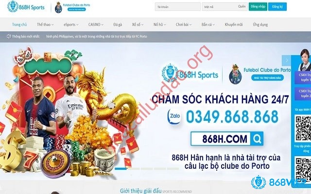 Hướng dẫn đăng ký nhà cái 868h trải nghiệm cá cược hàng đầu