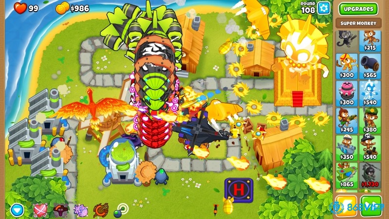 Trải nghiệm hành động mãn nhãn cùng Bloons TD