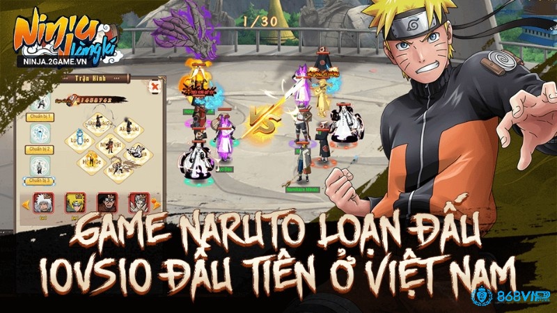 Naruto Mobile Game - Ninja Làng Lá