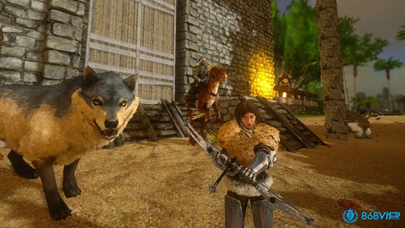 Các chuyển động game ARK: Survival Evolved mượt mà, ấn tượng