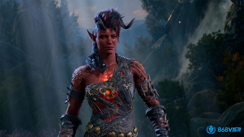 Chiến binh Karlach Tiefling mạnh mẽ, mang trong mình trái tim cơ khí