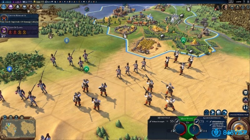 Mở rộng lãnh thổ và nâng cao sức mạnh quân sự trong Civilization VI